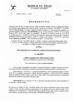 certifikát